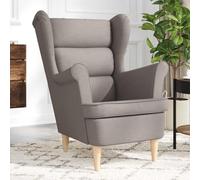 CKioict Poltroncina tortora per balcone, camera da letto, 74 x 84 x 100 cm, tessuto