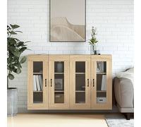 CKioict Soggiorno Armadio Consolle Multiuso Armadio Armadi 2 pezzi rovere Sonoma Materiale LegnoPer Ingresso Corridoio Soggiorno