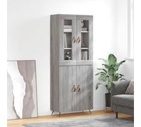 CKioict Sonoma - Armadio multiuso per soggiorno, 69,5 x 34 x 180 cm, materiale in legno, per ingresso, corridoio, soggiorno