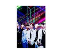 ckklik BTS Poster con stampa artistica colorata da parete, opera d'arte di gruppo musicale K-Pop, idea regalo per fan moderna, estetica vibrante, stile unico, pezzo d'arte alla moda, idea regalo, 50,8