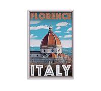 ckklik Firenze Italia Poster Stampa artistica vintage paesaggio urbano decorazione da parete viaggio decorazione casa architettura italiana opera d'arte paesaggio europeo design moderno regalo 20,3 x