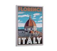 ckklik Florence Italy Poster Stampa artistica vintage paesaggio urbano decorazione da parete decorazione per la casa di viaggio Architettura Italiana Opere d'arte Paesaggio Europeo Design Moderno