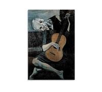 ckklik Poster astratto con chitarrista, stampa musicale vintage, decorazione da parete per casa e cucina, opera d'arte unica per soggiorno, espressione artistica moderna, idea regalo creativa, 50,8 x