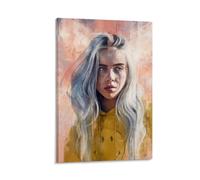 ckklik Stampa artistica con ritratto astratto da parete, decorazione moderna per la casa, colorata, opera d'arte femminile, poster alla moda per soggiorno, idea regalo unica, elegante decorazione da