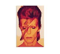 ckklik Stampa artistica di David Bowie, leggenda della musica iconica, poster retrò decorazione da parete per la casa, cultura pop, design unico per i fan, stampa estetica vivace, regalo, 20,3 x 30,5
