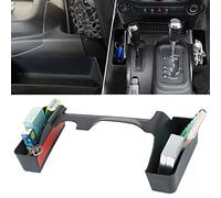 CKPEOR Auto Gear Shift Storage Box Organizer Tray Box Bracciolo Storage Box per Jeep Wrangler JK JKU 2011-2017