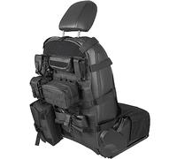 CKPEOR Borsa organizzatore per Sedile Posteriore tattico Universale con Tasche portaoggetti per Jeep Wrangler JK JKU JL JLU TJ YJ Gladiator JT Cherokee,Nero