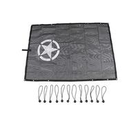 CKPEOR Mesh Sunshade Bikini Top Cover per Jeep Wrangler TJ 1996-2007 Fornisce Protezione UV Sun Shade
