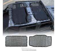 CKPEOR Parasole in Rete Parasole fornisce Protezione Solare UV per Jeep Wrangler JL JLU Unlimited 2018-2022 4 Porte, Anteriore e Posteriore, 2 Pezzi