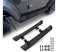 CKPEOR Pedane Nerf Step Bar, gradini Laterali Black Bolt-on Rock Sliders compatibili con Jeep Wrangler JL JLU 2018-2022 Accessori Sport Sahara Rubicon 2 Porte