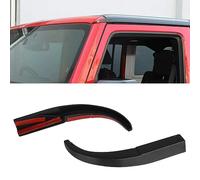 CKPEOR Prolunghe per grondaia per Tetto Hardtop ABS Deviatore per scanalatura per Pioggia Deflettore per Jeep Wrangler JK JKU 2007-2017