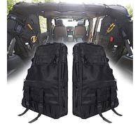 CKPEOR Roll Bar Storage Bag con Multi-Tasche e organizzatori e Borsa da carico Saddlebag Tool Kit per 1997-2023 Jeep Wrangler JK TJ LJ e illimitato JL 4-Door