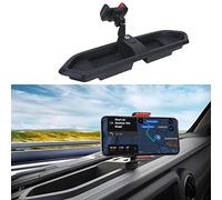 CKPEOR Supporto per Telefono Multifunzione, Supporto per Radio Walkie Talkie Staffa di Montaggio Bullone per Jeep Wrangler JL JLU 2018-2021 Gladiator JT