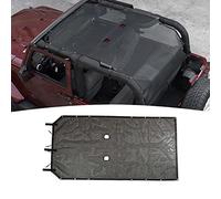 CKPEOR Tendalino Parasole Superiore, Copertura Parasole in Rete, Schermo Bikini bloccante UV a Figura Intera per Jeep Wrangler JK JKU 2 Porte 2007-2018, Poliestere Resistente