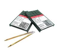 ckpsms GROZ-BECKERT Needle - 20 PZ Groz-Beckert 134-35LR, DPX35LR Gebedur Aghi per Cucito in Pelle di Titanio (21/130)