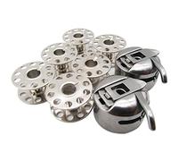 CKPSMS Marca -1SET Classe 15 Bobina Case & Bobina #KP-19332 Compatibile con/Sostituzione per Janome Marca Kenmore Marca Brother Marca Singer Marca Domestic Macchina da cucire