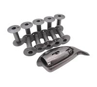 CKPSMS Marca -1SET di crochet e bobine Compatibile con/sostituzione per SINGER Marca 45K,NECCHI Marca 630, 640, ADLER Marca 104,105 GA5-1 cucire a punto annodato a cilindro(98622+95093 10PCS)
