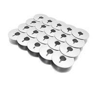 CKPSMS Marca-#9033A alluminio Bobine compatibile/sostitutiva per Pfaff Marca domestiche130,230,360,1197,1471,1473,1475,1520,1530,2026,7560 industriali 138,238,335,438,463 Adler Marca 67,68,69(20pezzi)