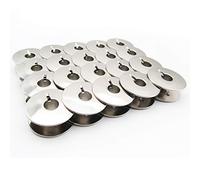 ckpsms Marca -Bobine in Acciaio Stile A L # 55623S Compatibili con JANOME Brother JUKI Singer PFAFF (20pezzi)