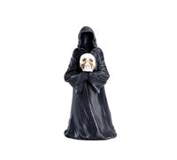 CKQshenKouyicKQ Statua di Scultura in Resina di Fantasma Senza Volto, Veste Nera, Atmosfera misteriosa, Decorazione for la scrivania, Ufficio, casa, Arredamento Gotico(1)