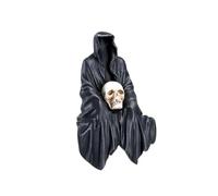 CKQshenKouyicKQ Statua di Scultura in Resina di Fantasma Senza Volto, Veste Nera, Atmosfera misteriosa, Decorazione for la scrivania, Ufficio, casa, Arredamento Gotico(3)