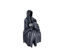 CKQshenKouyicKQ Statua di Scultura in Resina di Fantasma Senza Volto, Veste Nera, Atmosfera misteriosa, Decorazione for la scrivania, Ufficio, casa, Arredamento Gotico(2)