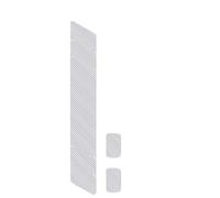 CKryzillix Adesivi Bicicletta Protezione for Foderi Orizzontali della Bicicletta, Telaio del Fodero Orizzontale 3D MTB Ciclismo su Strada, Adesivo di Catena Mountain Bike(Type B)