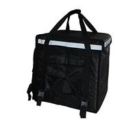 CKryzillix Borsa Porta Pizze,Zaino Borsa Termica Portapizza Grande Scatola di Consegna di Cibo Pesante Rigida per Moto, Sacchetto di Consegna di Catering, Caricamento Superiore, 18" L X 18 "W X 18" H