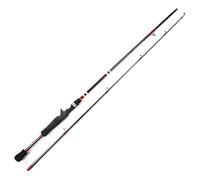 CKryzillix Canna da Pesca, Canna da Pesca Mare Canna da Pesca 1,8 m 3-21 g Peso Esca Ultraleggero canne da Lancio 6-15 libbre Peso Lenza Canna da Pesca da Lancio(Chocolate)