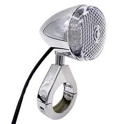 CKryzillix Frecce LED Moto, Frecce Moto 2 Accoppiamento del Motociclo della Luce del Segnale Posteriore della Luce del puntello del Motociclo con la Parte della Staffa di Montaggio(Clear 41mm)