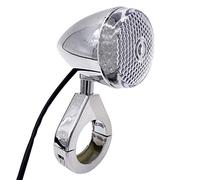 CKryzillix Frecce LED Moto, Frecce Moto 2 Accoppiamento del Motociclo della Luce del Segnale Posteriore della Luce del puntello del Motociclo con la Parte della Staffa di Montaggio(Clear 39mm)