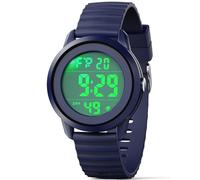 CKV Orologio digitale per bambini dai 7 ai 18 anni, resistente all'acqua fino a 30 m, orologio da polso sportivo per bambini con retroilluminazione, conto alla rovescia, cronometro, sveglia