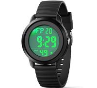 CKV Orologio digitale per bambini dai 7 ai 18 anni, resistente all'acqua fino a 30 m, orologio da polso sportivo per bambini con retroilluminazione, conto alla rovescia, cronometro, sveglia