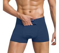 Ckzyrith Boxer da uomo con tasche segrete con cerniera nascosta, per viaggi, carnevale, conservazione sicura, a prova di furti