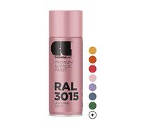 CL COSMOS LAC vernice acrilica in molte tonalità RAL - Bomboletta spray da 400 ml perfetta per fai da te, Upcycling e altri lavori di verniciatura (RAL 3015 - Rosa chiara)