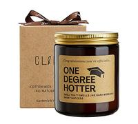 CL&MH Candele profumate al rosmarino+arancia+salvia, candela più calda di un grado, regalo di laurea, regalo di laurea per lui, regalo di laurea per lei, regalo di laurea, marrone, 255 g
