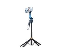 CL12P 180CM Selfie Stick Auto AI Face Tracking Quad Stand 360 Rotazione Gimbal Treppiede Stabilizzatore con Luce di Riempimento A LED