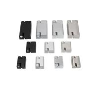 CL219-1-2-3 Cerniere Distribuzione Prodotti Armadio Apparecchiature Meccaniche Cerniera Porta 2 Pezzi (3pcs-Nero-Zinco-1)