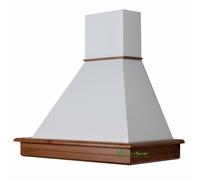 CL90-Cappa cucina 90 Frassino chiaro con motore rustica legno camino bianco [EEK: E]