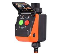 Claber 50167 8414 Aquauno Pratico Plus Programmatore, Nero/Arancione