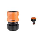 Claber 7724025 Raccordi Rapidi per Gomma, 1/2F & Presa 3/4 Piu Riduzione 1/2 Sfusa