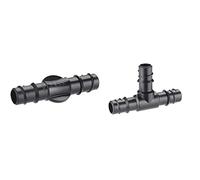 Claber 7806025 Accessori Rainjet Goccia 4 Raccordi Prolunga & 7806015 Accessori Rainjet Goccia 2 Raccordi a 3 Vie