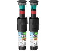 Claber 87313 Inter. MICROIRRIGATORE 180 90220, Nero/Rosso, 40x40x140 mm (Confezione da 2)
