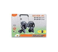 CLABER CARRELLO AVVOLGITUBO SILVER-AL 8977 Quick-Click System manuale alluminio
