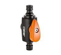 CLABER - CONGIUNZIONE CON RUBINETTO PER REGOLARE IL FLUSSO D'ACQUA 8611