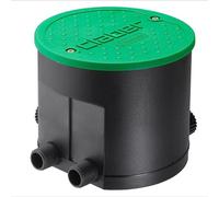 Claber Hydro-4 BT - Pozzetto Premontato a 4 Vie con Programmatore Smart Bluetooth® Integrato, Controllo fino a 4 Linee di Irrigazione