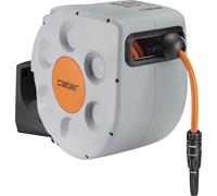 Claber Kit Avvolgitubo Automatico per Giardino Esterno da Parete Tubo mt. 20/Ø da 1/2'' + Raccordi + Lancia + Presa Rubinetto - Rotoroll Automatic - 8696