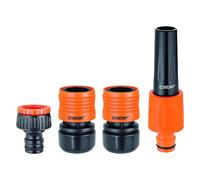CLABER LANCIA E RACCORDI RAPIDI IN SET 'MAX FLOW' Art. 9656 - 4 pezzi blister