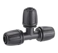 Claber raccordo a 3 vie Ø 1/2" (13-16 mm) Block System Nero