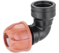 Claber Raccordo a gomito DN 20 mm - Filetto 3/4" F - 90326